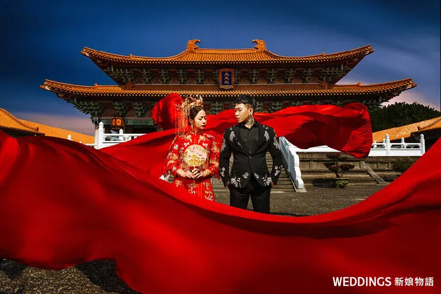 風格婚紗照:許麻瓜化身優雅女神登場,拍出東西合璧的婚紗照風格