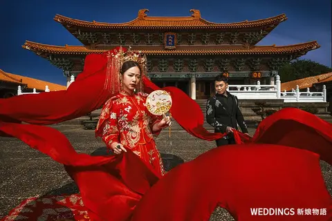 風格婚紗照：許麻瓜化身優雅女神登場，拍出東西合璧的婚紗照風格