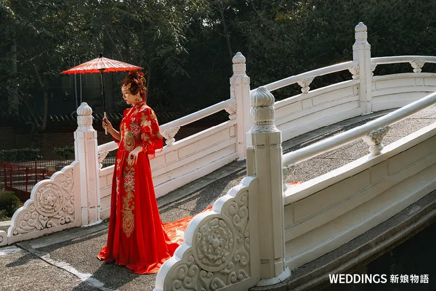 風格婚紗照:許麻瓜化身優雅女神登場,拍出東西合璧的婚紗照風格