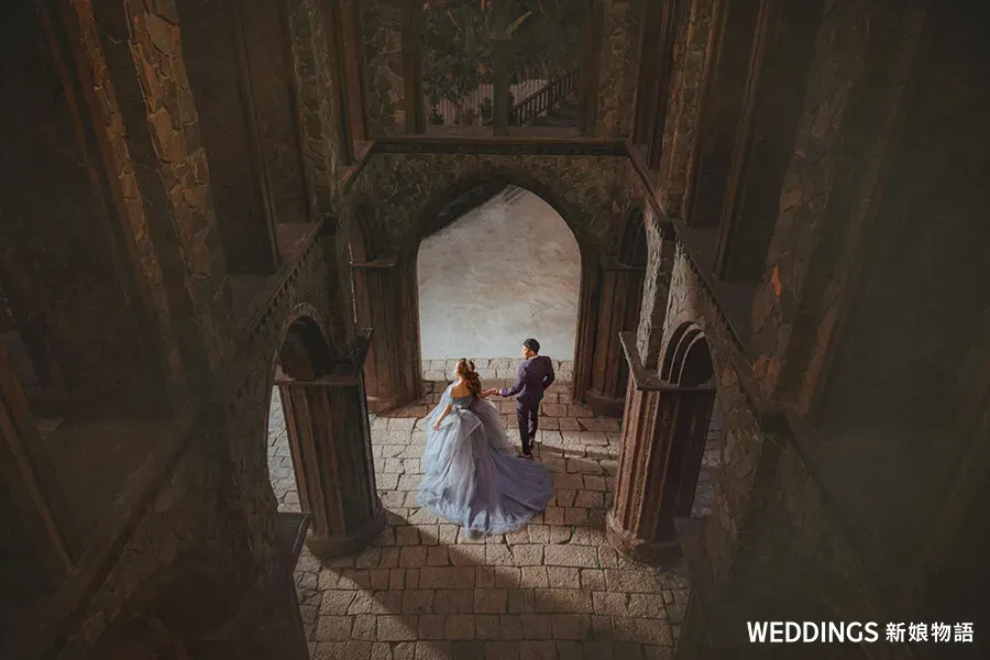 風格婚紗照:許麻瓜化身優雅女神登場,拍出東西合璧的婚紗照風格